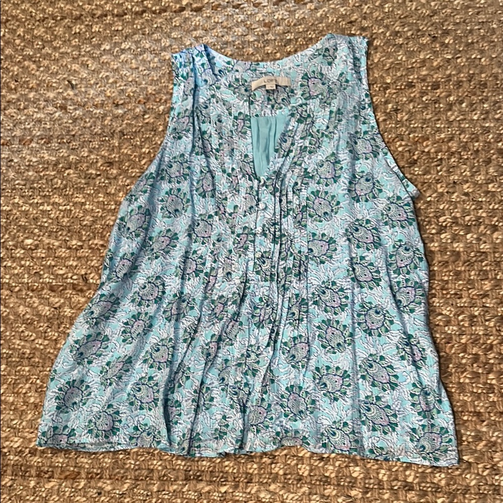 Floral Sleeveless Top - Loft large